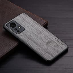 Case for Xiaomi Mi 12 Pro 12X 12T 12S Pro Ultra Lite 5G Funda Bamboo Wood Pattern Leather Luxury Coque for Xiaomi 12 Case Cover