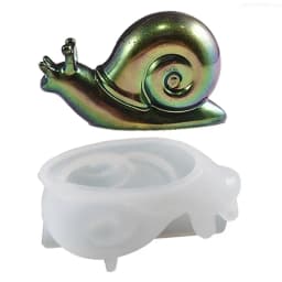 for Frog Snail Animal Crafts Silicone Mold Epoxy Jewelry Mold Resin Casting Pendant Mold Suitable for Diy Crafts F0S4