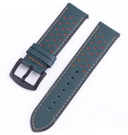 Leather Hole Band for Samsung galaxy watch 5/pro/4/Classic/Active 20/22mm Genuine bracelet Huawei gt/Amazfit gts-gtr-3-2e strap
