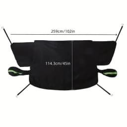 Automobile Snow Protection Cover for Front Windshield, Anti-Freezing and Anti-Frost Snow Magnetic Suction Snow Guard, Car Cover