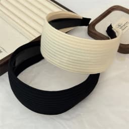 Retro Knitted Widened Headband for Women Elegant Simplicity All-Match Going Out Hairband Fashion Hair Accessories