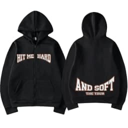 Hit Me Hard and Soft DID I BERAK YOUR HEART? Zipper Hoodies Men Women Clothing Pullovers Fashion Hip Hop Zip Up Sweatshirt Coats