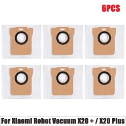 For Xiaomi Robot Vacuum X20 Plus Parts Main Side Brush Hepa Filter Mop Cloth Dust Bag Replacement Accessories