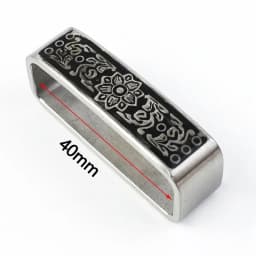 1Pc Deepeel 40mm Belt Loop Stainless Metal Rings for 34-39mm Belts Clasp Jeans Clothes Strap Ring DIY Leather Craft Accessories