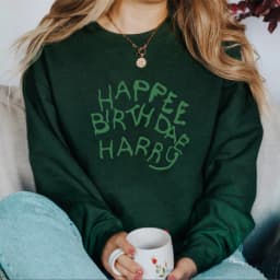 2026 retro Happee Birthdae Harry Sweatshirt Magic Wizard Sweater Wizard School Hoodie Unisex Long Sleeves Crewneck Sweatshirts