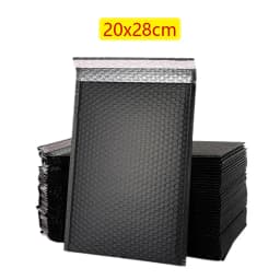50PCS/Lot Black Foam Envelope Bags Self Seal Bubble Mailers Padded Envelopes Gift Bubble Mailing Bag Shipping Packages Bag