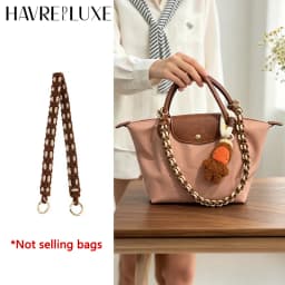 Woven Bag Shoulder Strap For LongchampS Hand Knitting Soft Texture Durable Fashion Good Quality Bag Modification Bag Accessories