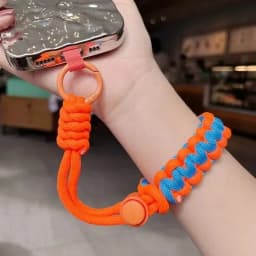 Handwoven Adjustable Mobile Phone Universal Lanyard Wrist Strap Outdoor Sports Convenient Safety Anti-drop Rope