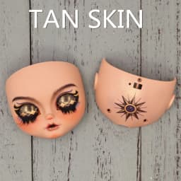 ICY DBS OOAK Blyth doll Hand-Painted Face Plate Including Back Plate Screws Lips carved 1/6 BJD Anime Girl