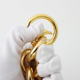 New 27mm k gold thick round aluminum chain+ring Light weight bags strap bag parts handles easy matching Accessory Handbag Straps