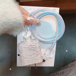 Cartoon Cat Big Ear Dog Charger Shell Cable Protector, Suitable for iPhone 18W/20W Fast Charging Cable Data Anti Drop Charger