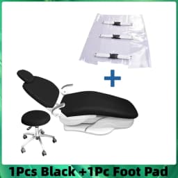 1Pcs Dental Chair Cover Unit PU Leather Elastic Waterproof Protective Case Seat Chair Cover Dental Chair Mat Foot Pad Dentistry