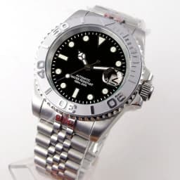 Miyota 8215 PT5000 Stainless Steel 40mm Dive Automatic Men Watch Sapphire Crystal Rotating Bezel Luminous Mechanical Wristwatch