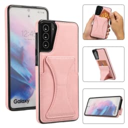 for Samsung Galaxy S21 S10 S20 Plus Ultra S10E S20 FE Case Luxury Slim Fit Premium Leather Card Slots Shockproof Kickstand Cover