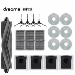 Dreame L10s Ultra Gen 2 / L30s Ultra Robot Vacuum Spare Parts Main Side Brushes Mop Cloths HEPA Filters Dust Bags Accessories