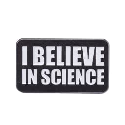 Believe in Science Enamel Brooch Chemical Molecule Test Tube DNA Microscope Eye Medicine Bottle Creative Badge Pins Jewelry Gift