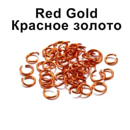 300pcs/lot 6 8 10 mm Metal Colorful Single Loops Open Jump Rings Split Rings Connectors For DIY Jewelry Making Findings Supplies