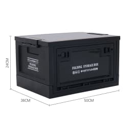 【Breeins】Outdoor Camping Folding Storage Box Thickened Folding Table Camping Storage Table Tableware Storage Camping Equipment