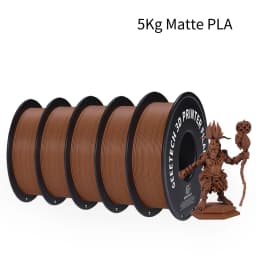 Geeetech 5kg Matte Filament PLA 1.75mm, 3d printer Material polylactic acid, frosted texture, Vacuum packaging