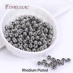 18K Gold Plated Spacer Beads For Jewelry Making,Separators For Bead,2mm-6mm Bracelets Beads,Jewelry Bead DIY Accessories