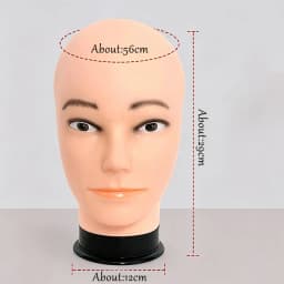 Anime Foam Mannequin Head Stable Lightweight Wig Display Stand for Jewelry Headwear Hat Display Stand Manikin Foam Head Model