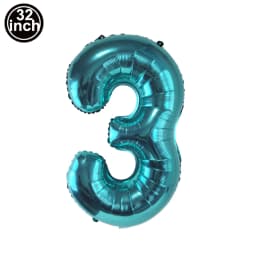Balloon 1 Number Balloons Wild One Green Globe Blue Figure 1 Birthday Big Large 32 inch Red Rose Golden Silver Black Colorful
