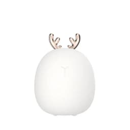Led Carton Deer Rabbit Silicone Night Light Touch Rechargeable Christmas Atmosphere Lamp Light Children Baby light