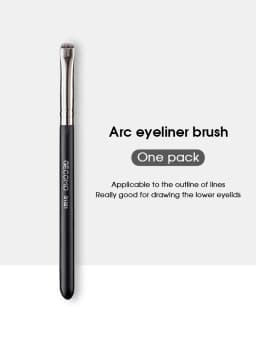 Eyeliner brush eyebrow brush do not eat powder easy overhand blade flat head brush circular arc brush eye repair makeup brush