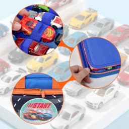 Toy Car Storage Case Compatible with Hot Wheels for Matchbox for LEGO for AZEN for JOYIN for Tub Works Cars Toy Car Organizer Ho