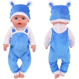 Elephant One-piece Suit Animal Shaped Plush Clothes For 18 inch American & 43 Cm Baby Dolls Clothes,Our Generation Toys