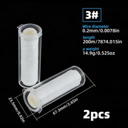 Sea fishing bait elastic thread, invisible nylon bait protection thread, bait thread, size 1#2#3#4#5#7#, with barreled high-stre