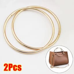 2Pcs 110mm O Bag Handle Metal Strap Handbag Luggage DIY Fashion Bag Hardware Accessories Purse Sewing Frame Decoration Clasp