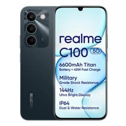 realme C100 5G Smartphone EU Version MediaTek Dimensity 6300 6.8-inch 144Hz Display 6,600mAh Battery 45W Fast Charging 50MP Rear Camera