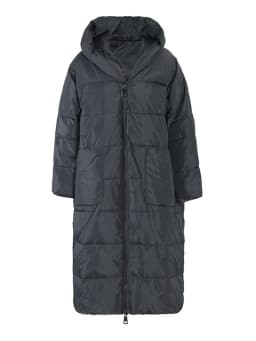 [EAM] New Winter Loose Parkas Hooded Long Sleeve Black Long Cotton-padded Warm Loose Big Size Jacket Women Fashion 2026 JD12101