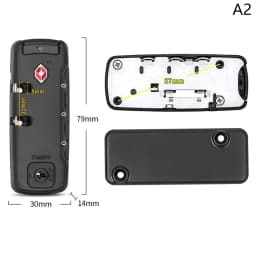 Security Fixed Lock Cupboard Cabinet Locker Padlock For TSA 3 Digit Password Combination Travel Bag Suitcase Luggage Accessories