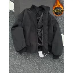 Browan Cotton Jacket Men's Winter Thickened Baseball Style Short Coat Warmth US Style Workwear Outerwear Youth Fashion