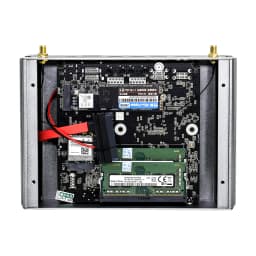 2026 FU02 Fanless AMD Mini Computer Ryzen 9 4950U 7 7730U 5825U 4700U Windows 11 Gaming PC Dual LAN Firewall 2*HDMI2.0 NVMe DDR4