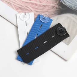 3 Pcs/set Jeans Extension Buckle Elastic Adjustable Waist Button Belt Lengthening for Trousers Pant Waistband Extender Unisex