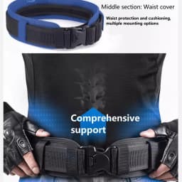 Outdoor Tactical Battle Belt, Multifunctional Universal Quick-Draw Accessory Pouch, Airsoft CS Competition MOLLE Gear Set