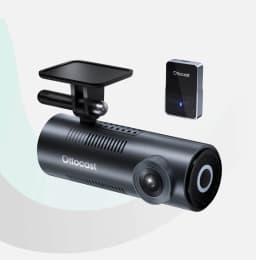 Ottocast OttoSafe Cam 2 in 1 Dash Cam Wireless CarPlay Adapter 2K 130° Wide Angle Night Vision Front Auto Recording Rear DashCam