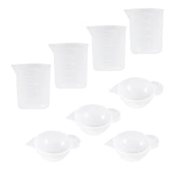 50/100Pcs 40ML Disposable Cups Dispenser Plastic Cup for DIY Epoxy Resin Jewelry Making Accessories