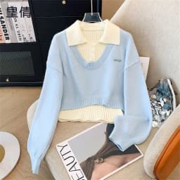 College Style Knitted Sweater Vest Two-piece Set For Women's Autumn 2026 Autumn Winter New Sweet Age Reducing Fashion Set