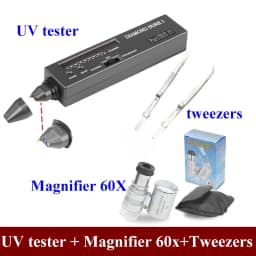 Brand Professional High Accuracy Diamond Tester 2 / 3 Gemstone Gem Selector Jewelry Watcher Tool LED Diamond Indicator Test Pen