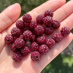 10pcs 6/8/10mm Czech Crystal Rhinestones Pave Disco Ball Clay Beads Round Spacer Beads Charms for DIY Jewelry Making Bracelet