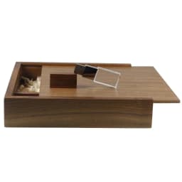 JASTER Maple Photo Album Wood USB+Box Memory Stick Pendrive 8GB 16GB 32GB 64GB 128GB Photography Gift Free LOGO (170*170*35 MM)