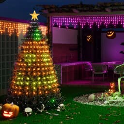 400LEDs Smart Christmas Tree Lights Fairy LED Lights with Star Topper DIY Color Changing App Remote for Christmas Tree Decor