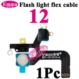 LED Flash Light Flex Cable For iPhone 13 12 11 Pro Max 14 Plus Proximity Light Sensor Flashlight Flex Ribbon Replacement Parts