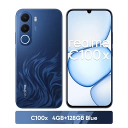 [New Launch] realme C100x Smartphone 8000mAh Battery 45W Charge 50MP AI Camera 6.8" 120Hz LCD Display IP64 NFC