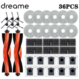 Dreame L40 Ultra/X40 Ultra/X40 Pro Robot Vacuum Cleaner Accessories Mop Dust Bag Main Brush Side Brush Hepa Filter Replacement