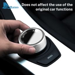 AIRSPEED for BMW E60 E61 E63 E64 E66 Car IDrive Multimedia Button Knob Cover Accessories E Chassis One-button Crystal